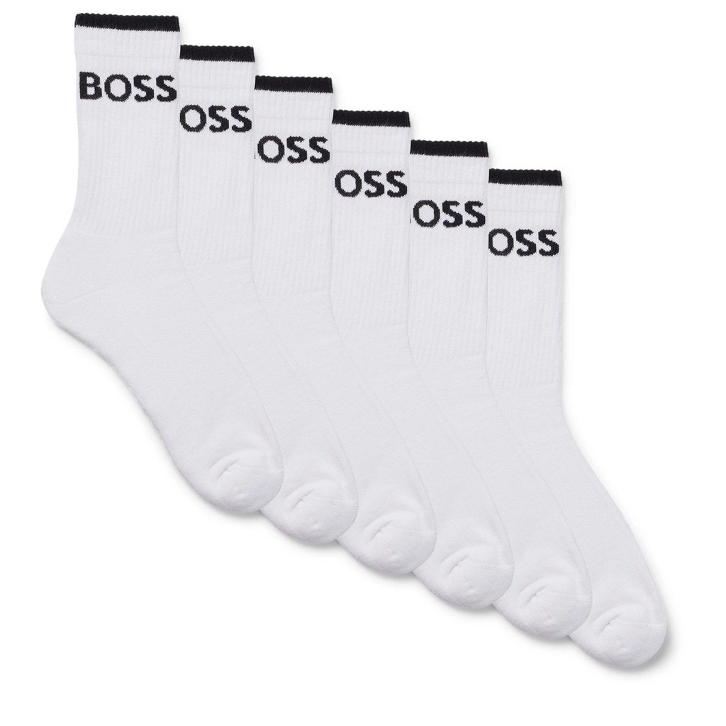Hugo Boss 6P Qs Stripe Cc 10257762 01 - White 100